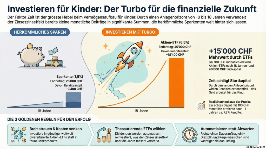 Infografik Investieren Kinder